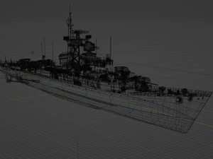 Navio patrulha do projeto 50 Modelo 3D
