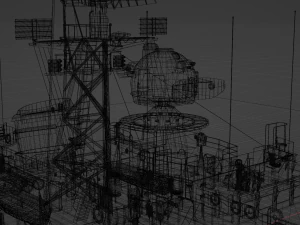 Navio patrulha do projeto 50 Modelo 3D