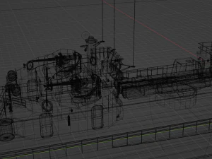Navio patrulha do projeto 50 Modelo 3D