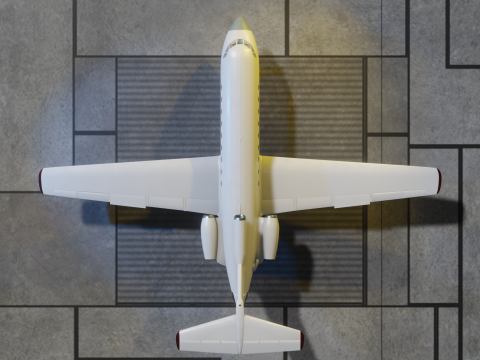 Yak-40 Passenger aircraft 3D 模型