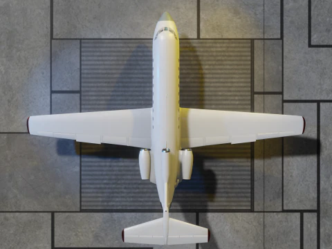Yak-40 Passenger aircraft 3D Model