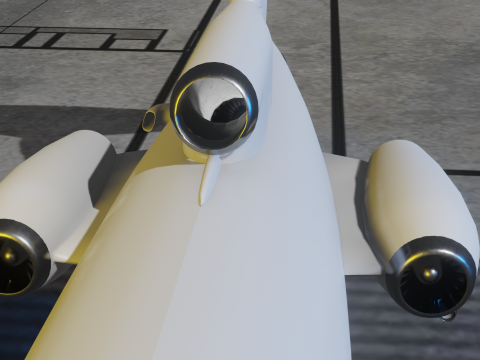 Yak-40 Passenger aircraft 3D 模型