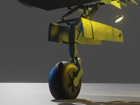 Yak-40 Passenger aircraft 3D Model