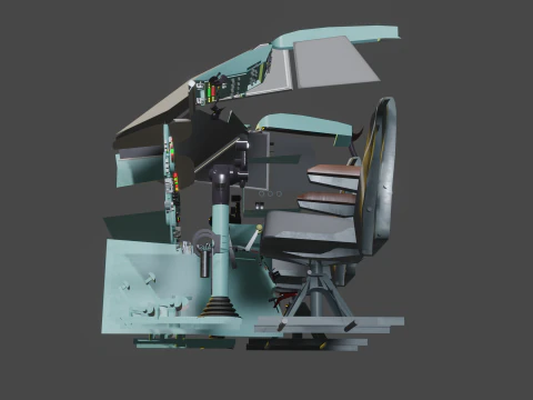 Yak-40 Passenger aircraft 3D Model