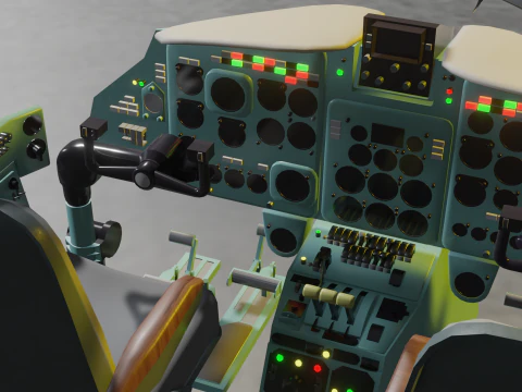 Yak-40 Passenger aircraft 3D Model