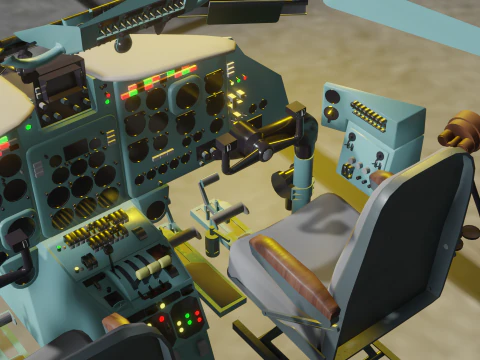 Yak-40 Passenger aircraft 3D Model