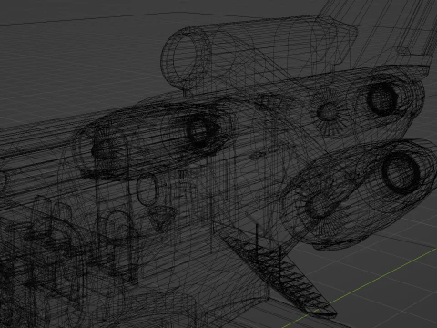 Yak-40 Passenger aircraft 3D Model