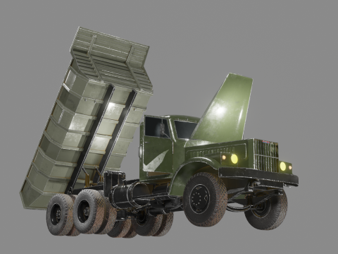 KrAZ-256B 3D 모델