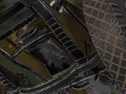 KrAZ-256B 3D 모델