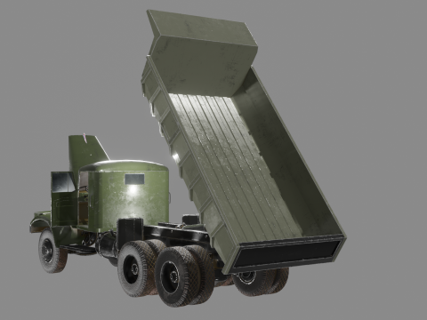 KrAZ-256B 3D 모델