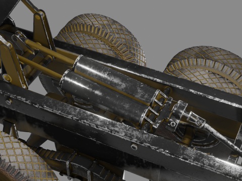 KrAZ-256B 3D 모델