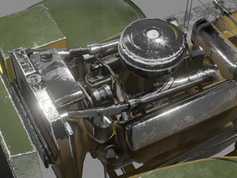 KrAZ-256B 3D 모델