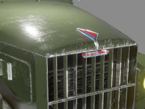 KrAZ-256B 3D 모델