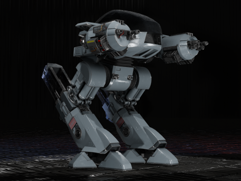 ED209 3Dモデル