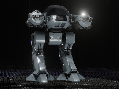 ED209 3Dモデル