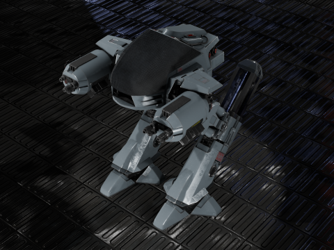 ED209 3Dモデル