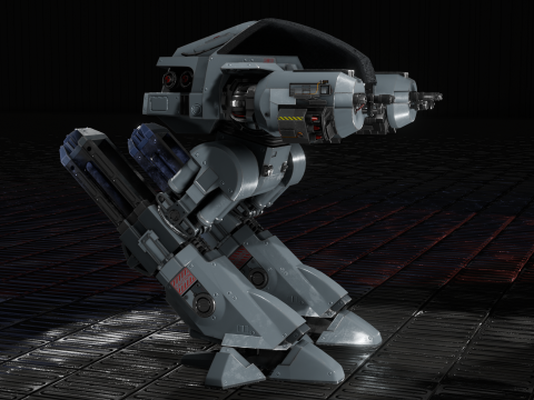 ED209 3Dモデル