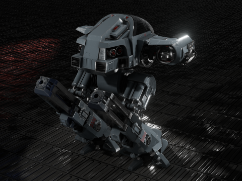 ED209 3Dモデル