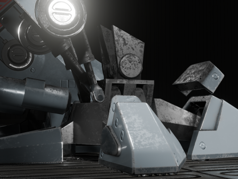 ED209 3Dモデル