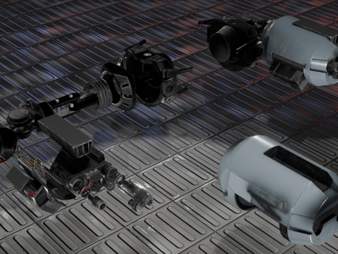 ED209 3Dモデル