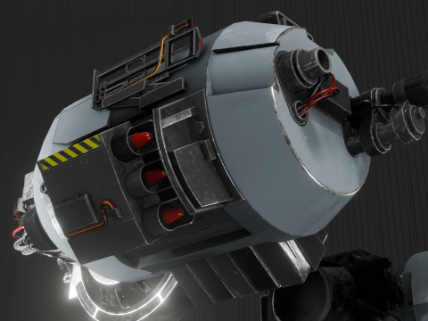 ED209 3Dモデル