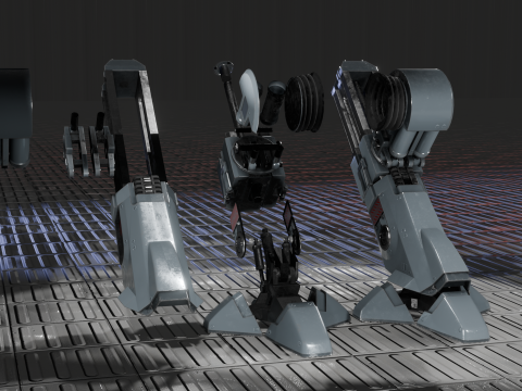 ED209 3Dモデル