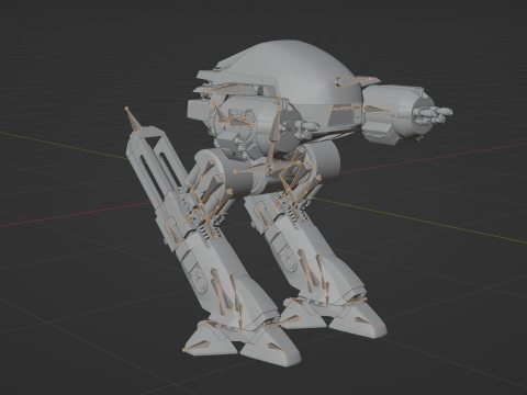 ED209 3Dモデル