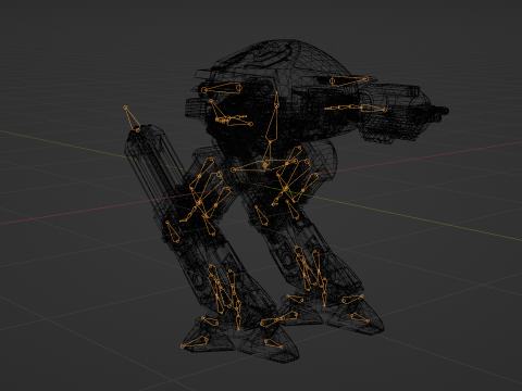 ED209 3Dモデル
