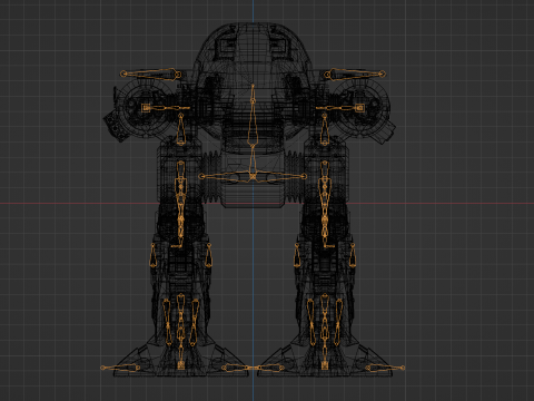 ED209 3Dモデル