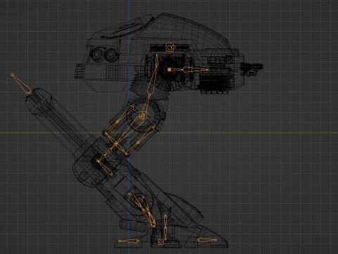 ED209 3D Model