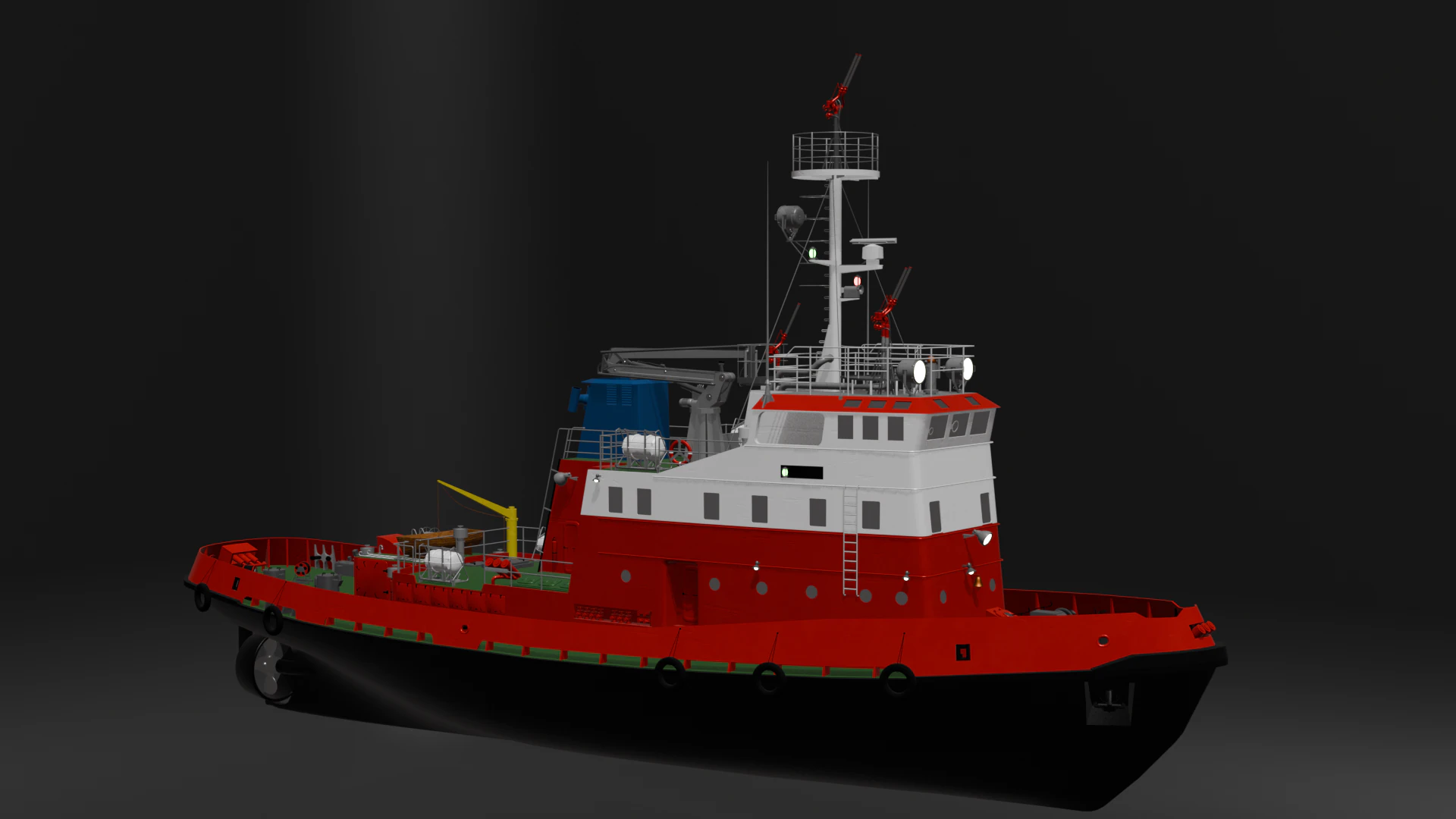 Strazak 1425 3D Model .c4d .max .obj .3ds .fbx .stl .blend 
