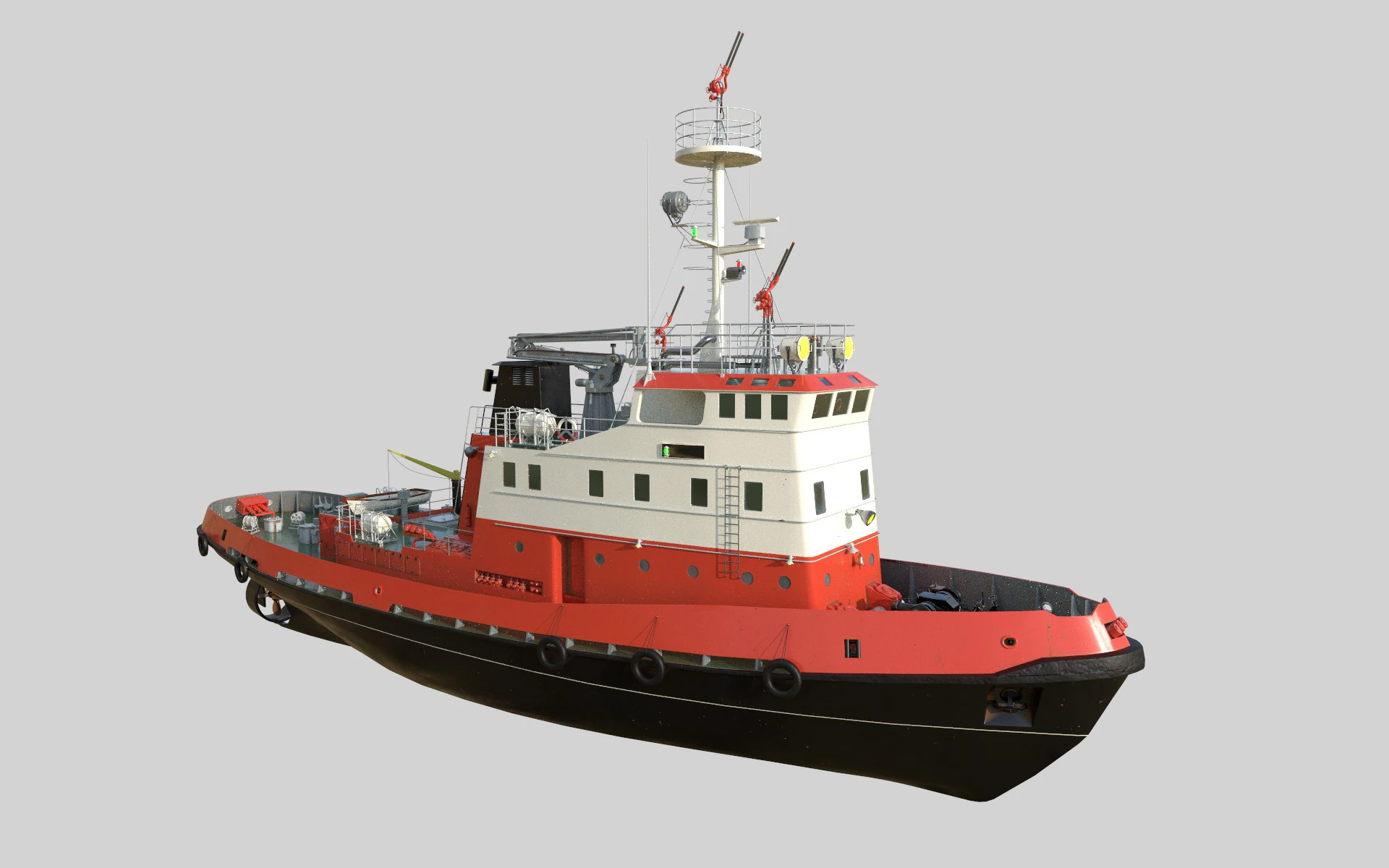 Strazak 1425 3D Modell .c4d .max .obj .3ds .fbx .stl .blend 