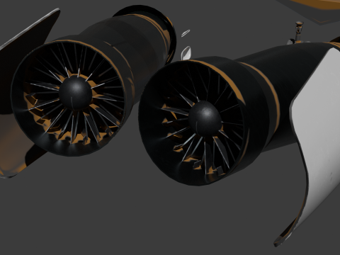 Ekranoplan A-90 Orlyonok 3D Model