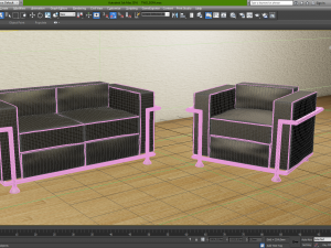 two sofa 3D Model