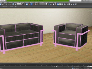 two sofa 3D Model
