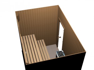 sauna Model 3D