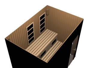 sauna Model 3D