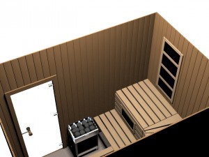 sauna Model 3D
