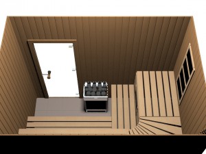 sauna Model 3D