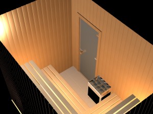 sauna Model 3D