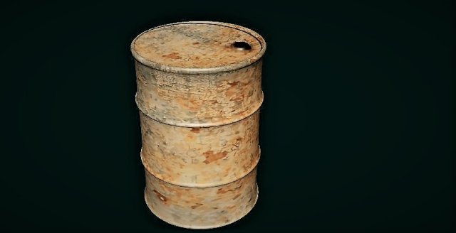 fire barrel Model 3D .c4d .max .obj .3ds .fbx .stl .blend