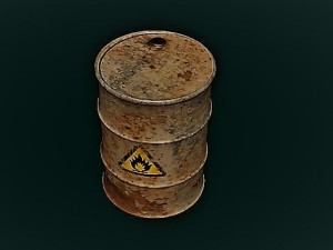 fire barrel Model 3D