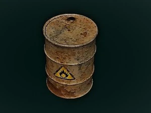 fire barrel 3D Model
