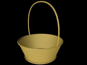bamboo basket sale 3D Модель