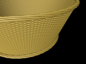 bamboo basket sale Modèle 3D