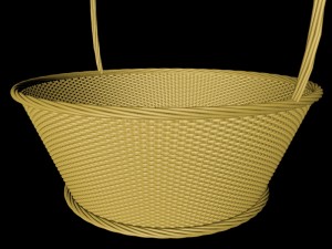 bamboo basket sale Modèle 3D