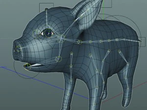 cute piglets 3D Model