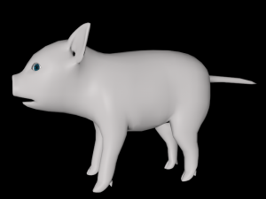 cute piglets 3D मॉडल