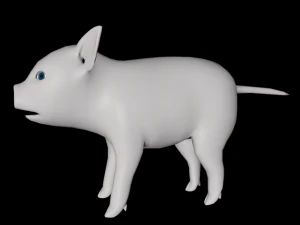 cute piglets 3D Model