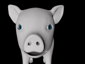 cute piglets 3D Model